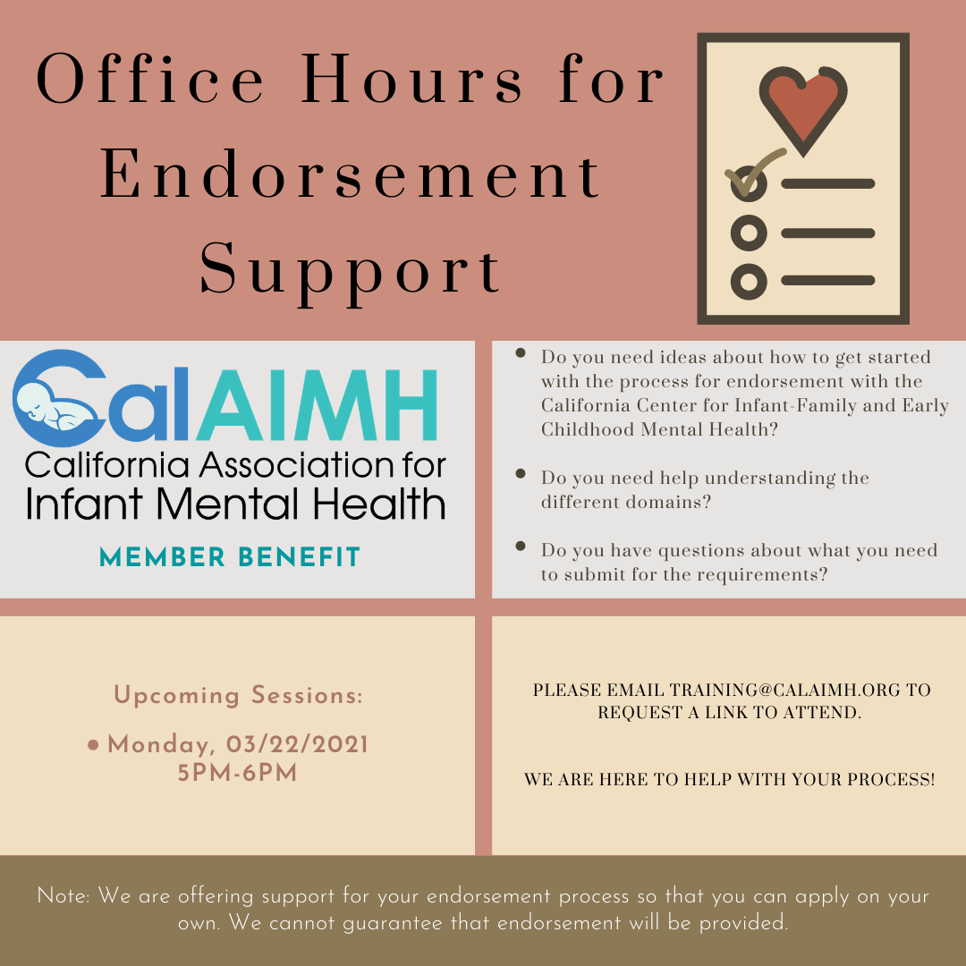 CalAIMH Endorsement Support 03_22_2021