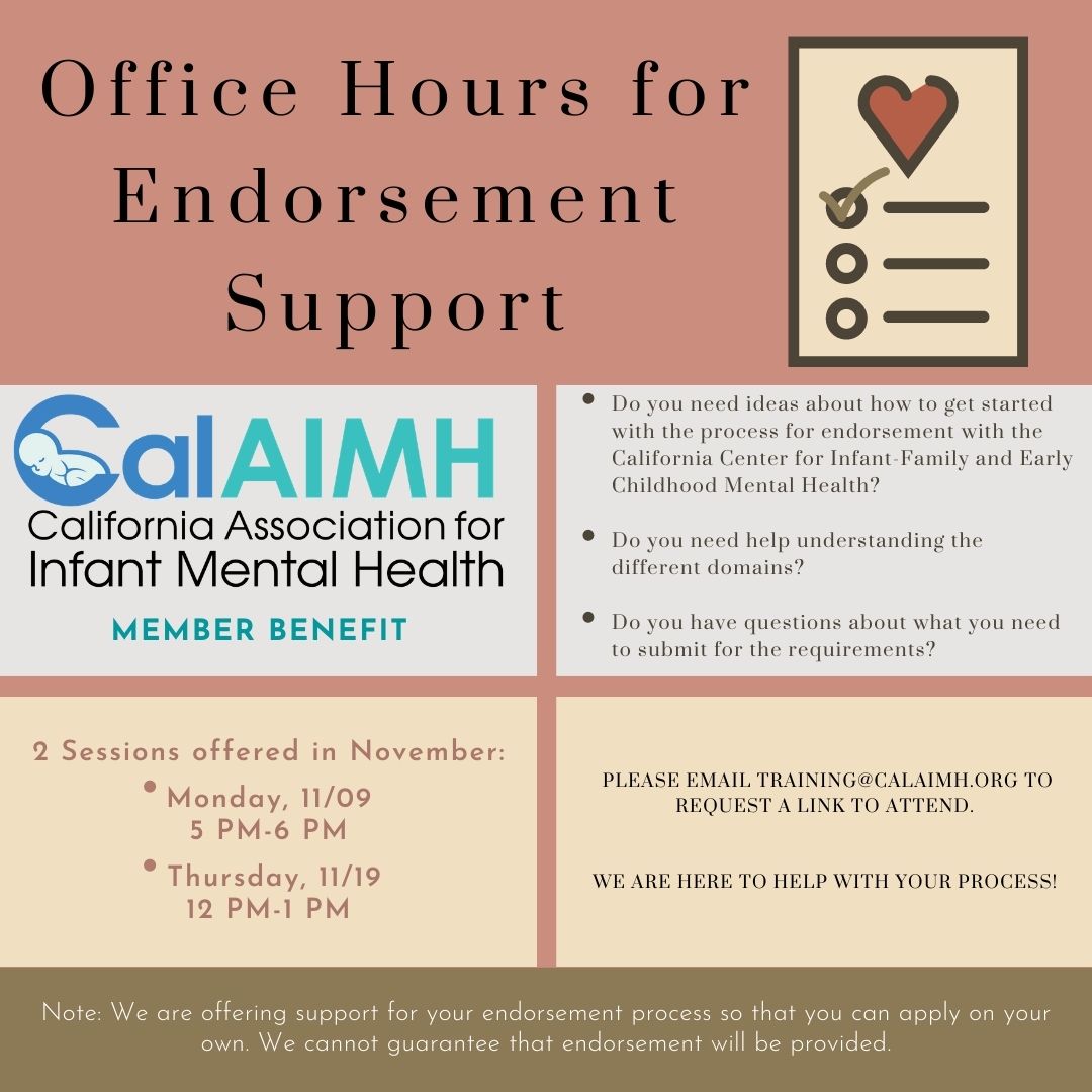 CalAIMH Endorsement Support