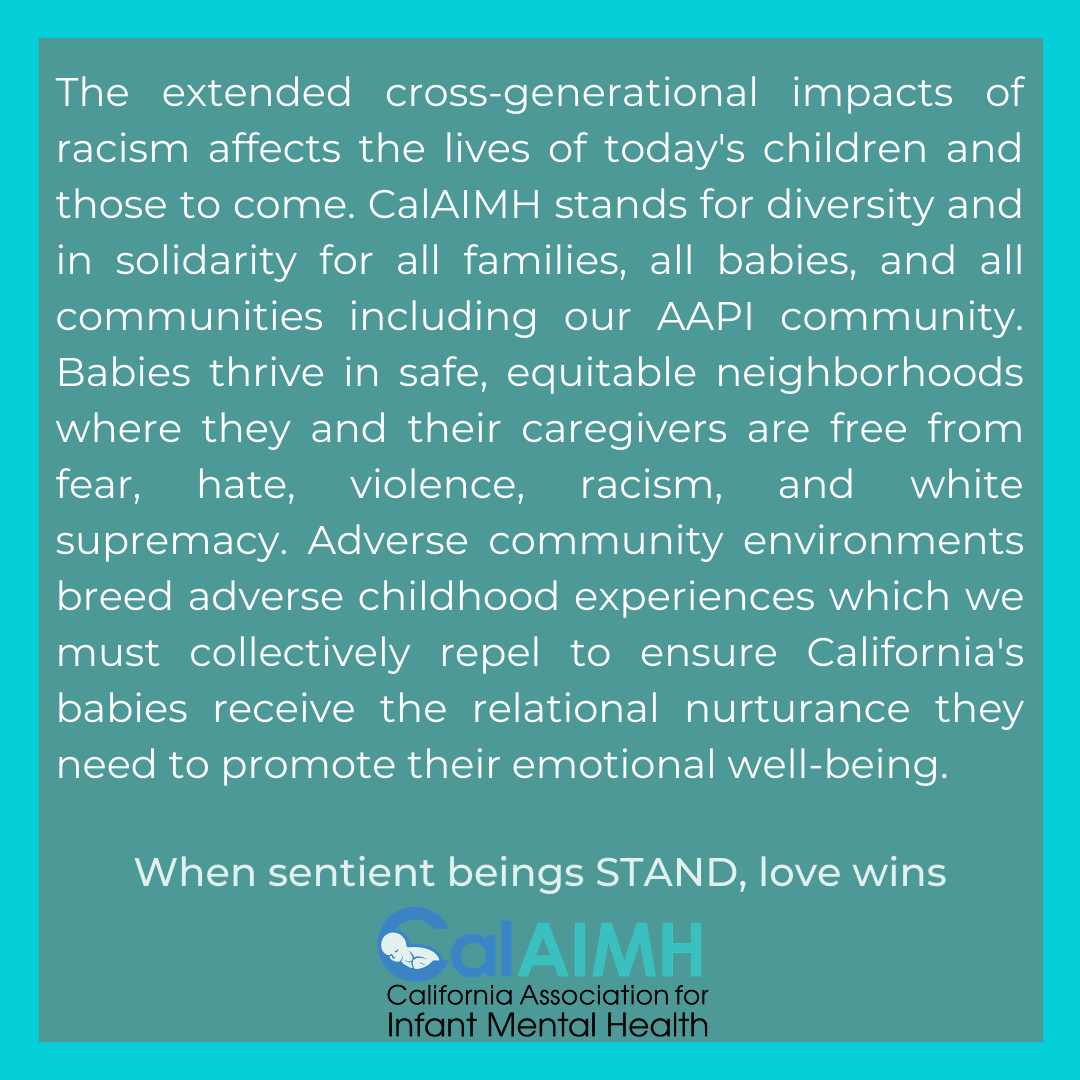 Stop AAPI Hate - CalAIMH Message